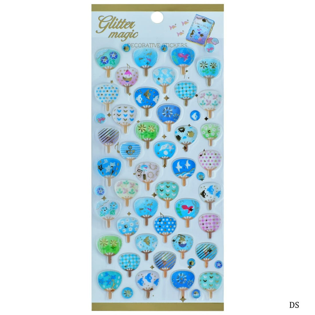 jags-mumbai scrapbook Stickers Sticker Glitter Magic Decorative DS