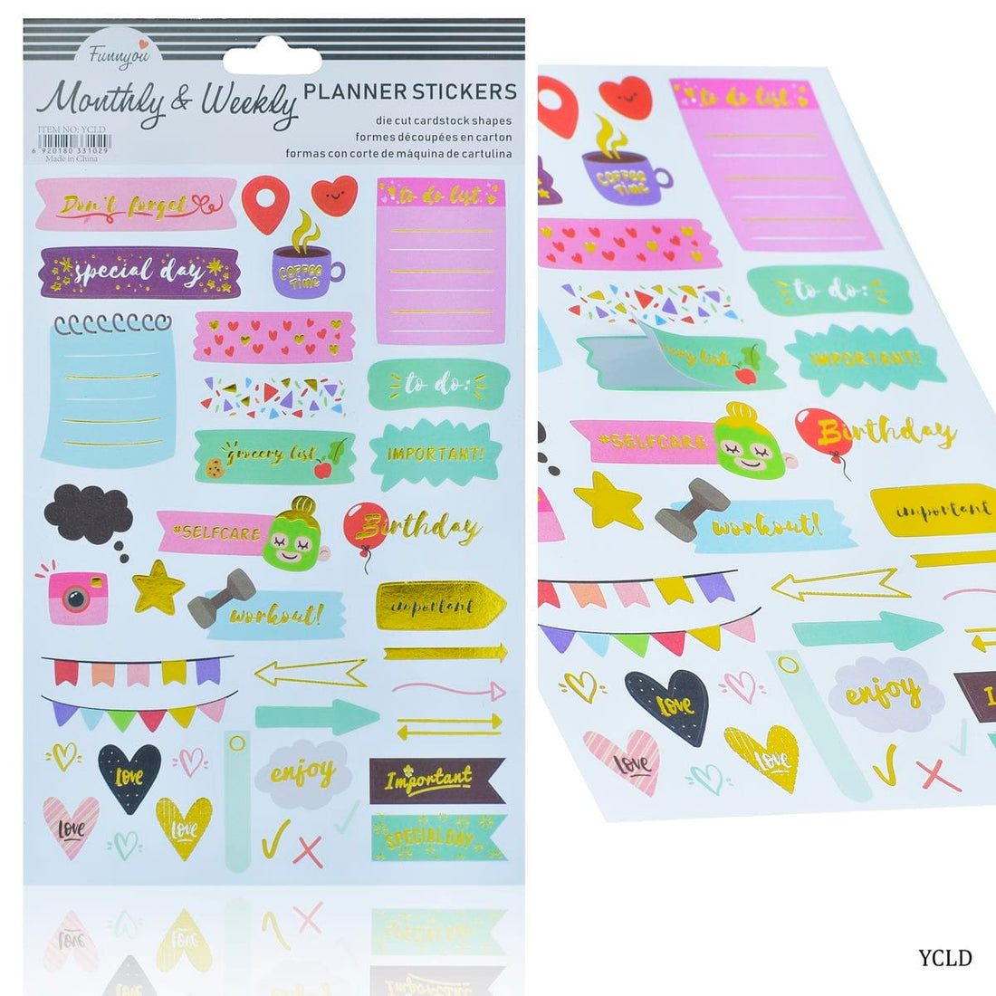 jags-mumbai scrapbook Stickers Sticker Monthly & Weekly Planner Stickers