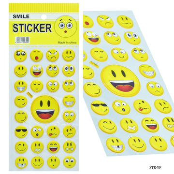 Sticker Smile Face Big- PACK OF 1