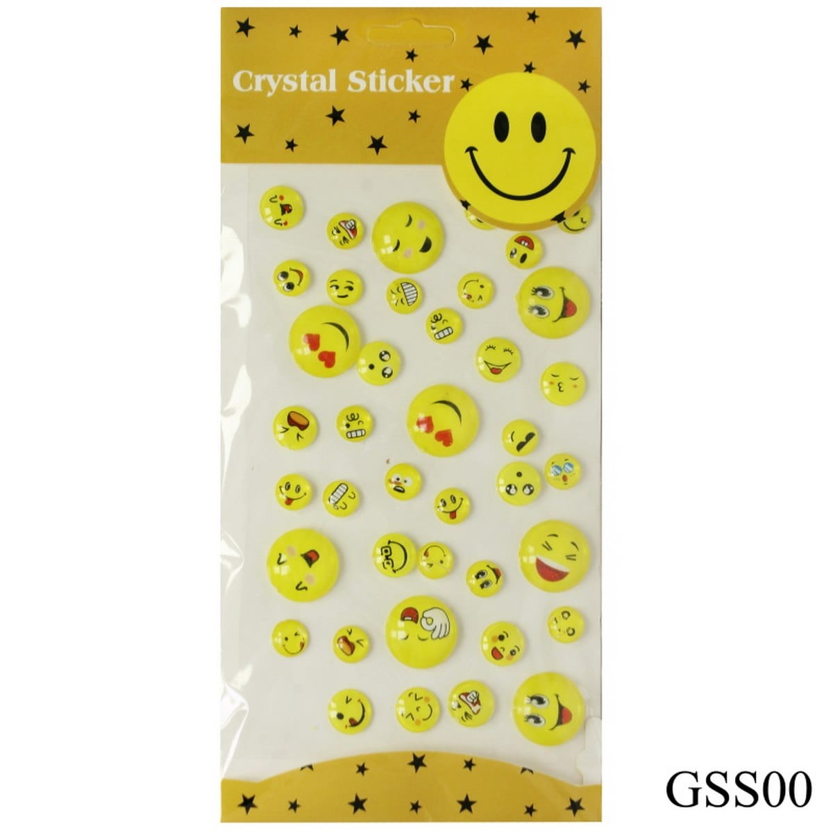 jags-mumbai scrapbook Stickers Sticker Smile Face Big GSS00