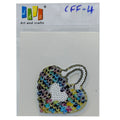 jags-mumbai Sequin Craft Sequines Heart Bag Medium