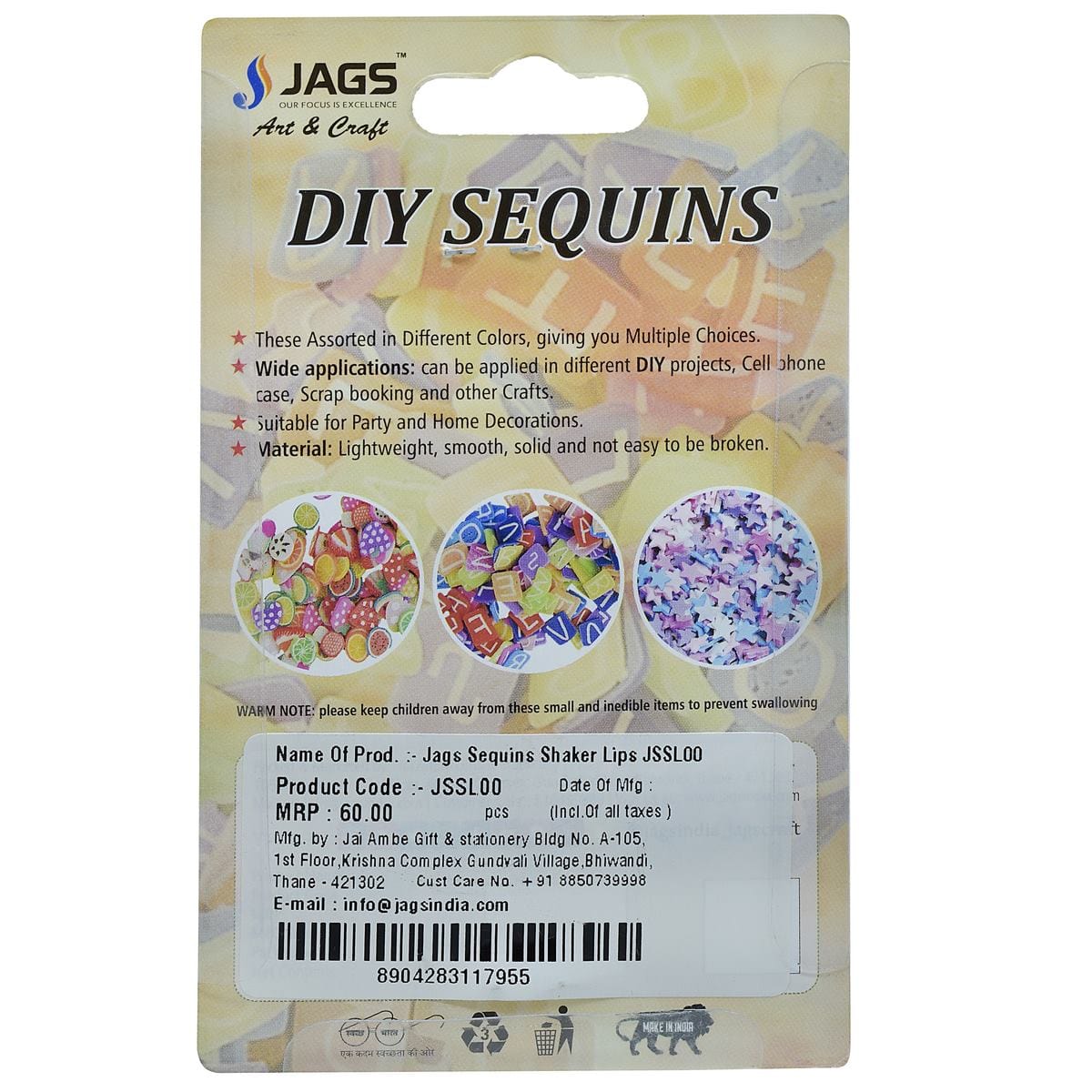 jags-mumbai Sequin Jags Sequins Shaker Lips JSSL00