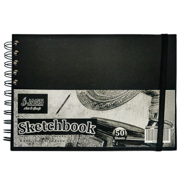 Jags Sketch Book Wire-o A5 100Pages 140Gsm JSBA500