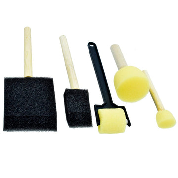 Sponge Brush Set 5pcs Shapes JB-PWB006