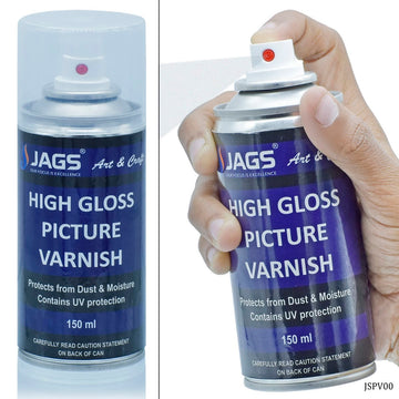 Jags Spray Picture Varnish Gloss 150ML JSPV00