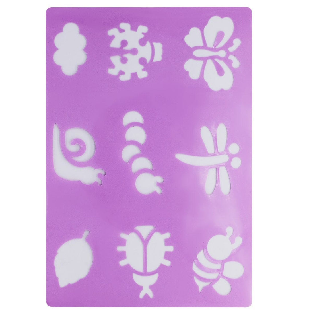 jags-mumbai Stencil A4 Leaves Stencil - Durable PVC Material (Contain 1 Unit)