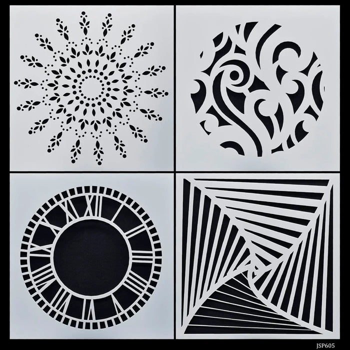 DIY Stencils(Pack of 4)