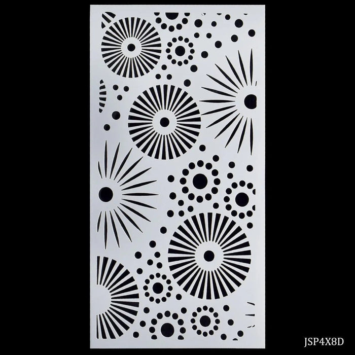 Jags Drawing Stencil Plastic 1 Pcs 4x8 Inch JSP4X8D