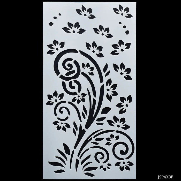Jags Drawing Stencil Plastic 1 Pcs 4x8 Inch JSP4X8F