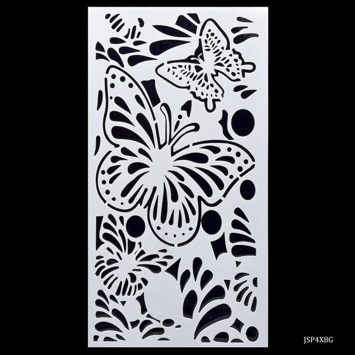 Jags Drawing Stencil Plastic 1 Pcs 4x8 Inch JSP4X8G