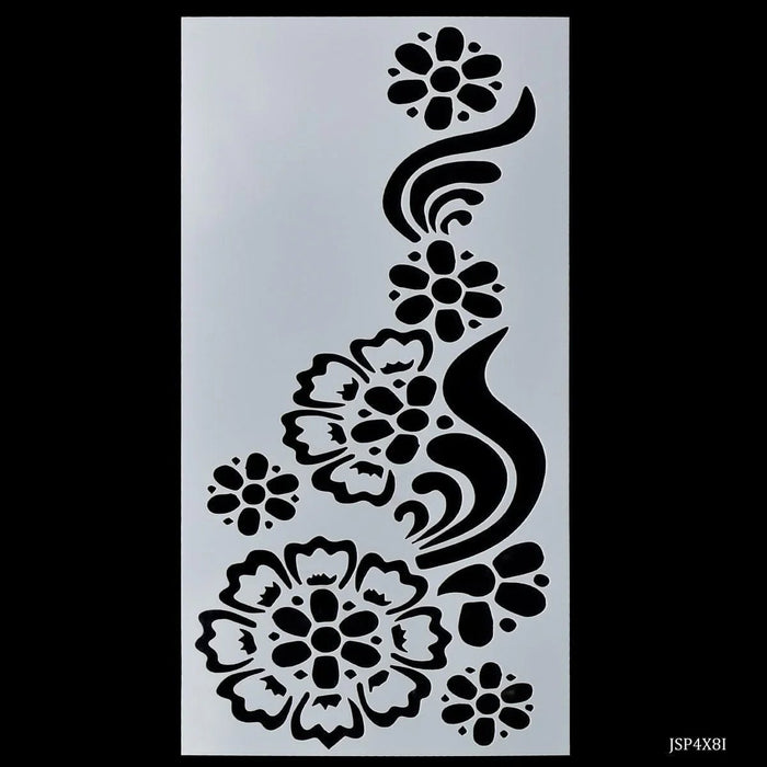 Jags Drawing Stencil Plastic 1 Pcs 4x8 Inch JSP4X8I