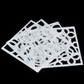 jags-mumbai Stencil Jags Stencil Plastic 6x6 4Pcs Set - Creative Craft Tool for Scrapbooking and Art Projects