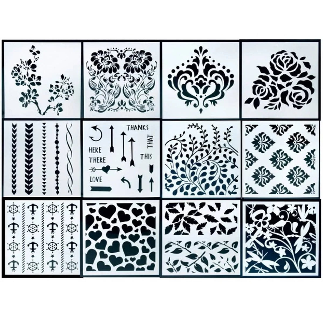 jags-mumbai Stencil Stencil Plastic 6x6 6X6STENCI