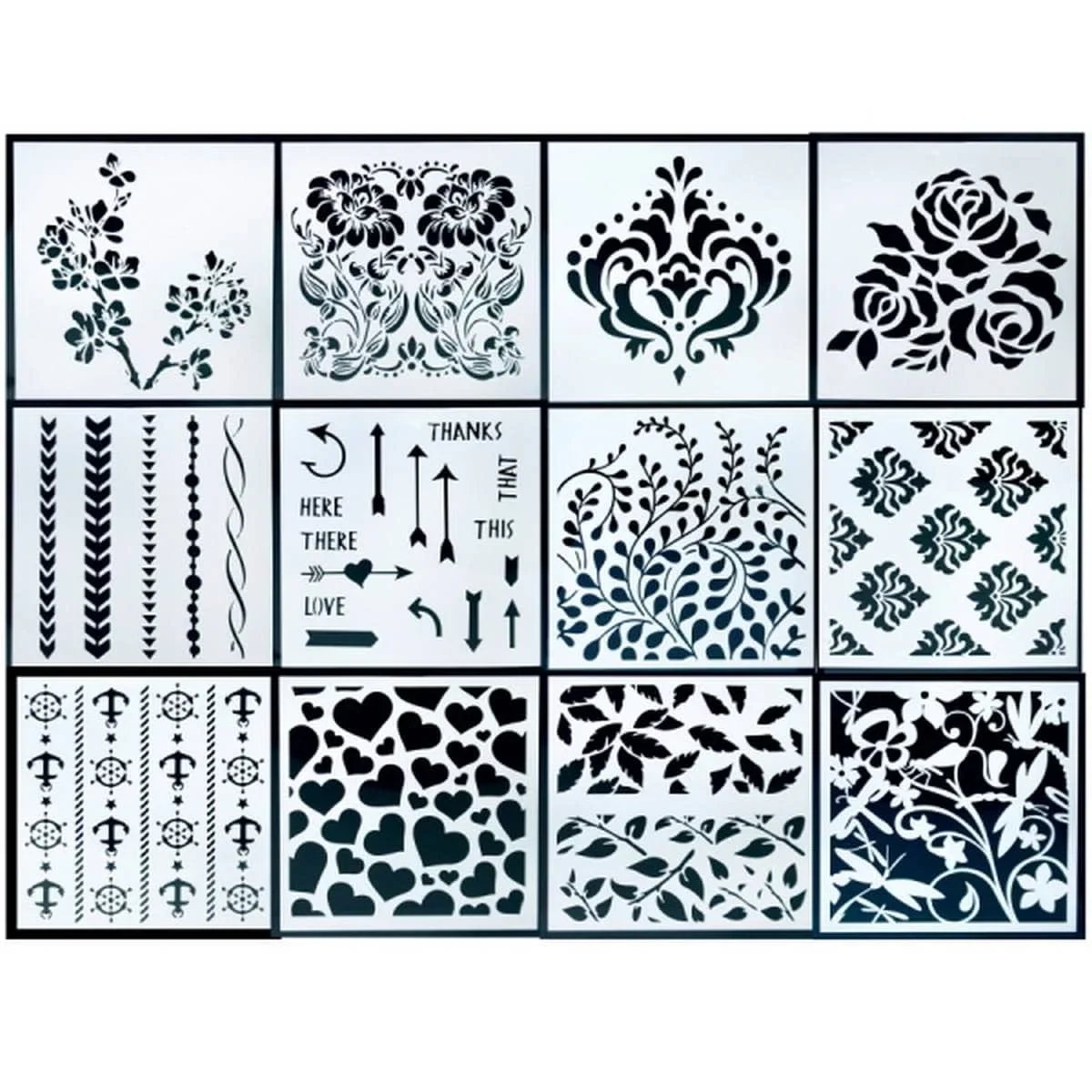 jags-mumbai Stencil Plastic Stencil Plastic 6x6 6X6STENCI