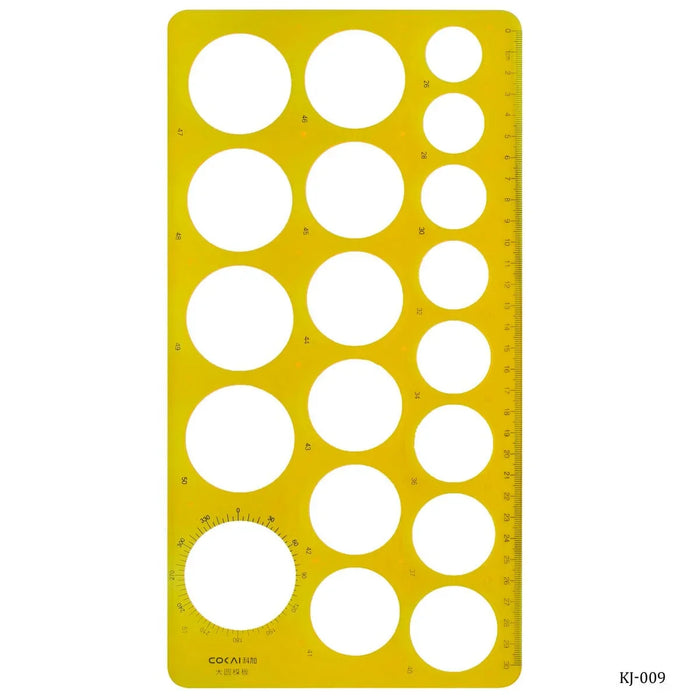 Drawing Stencil Plot Model Circle Template KJ-009