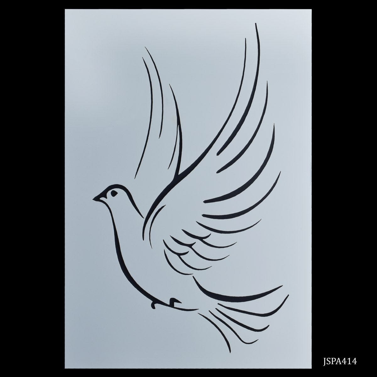 jags-mumbai Stencil Stencil Plastic A4 Pigeon Design