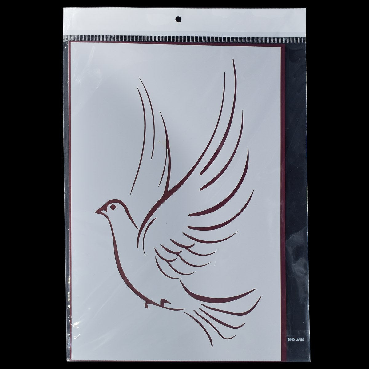 jags-mumbai Stencil Stencil Plastic A4 Pigeon Design