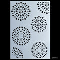 jags-mumbai Stencil Stencil Plastic A4 Round Mandala Design