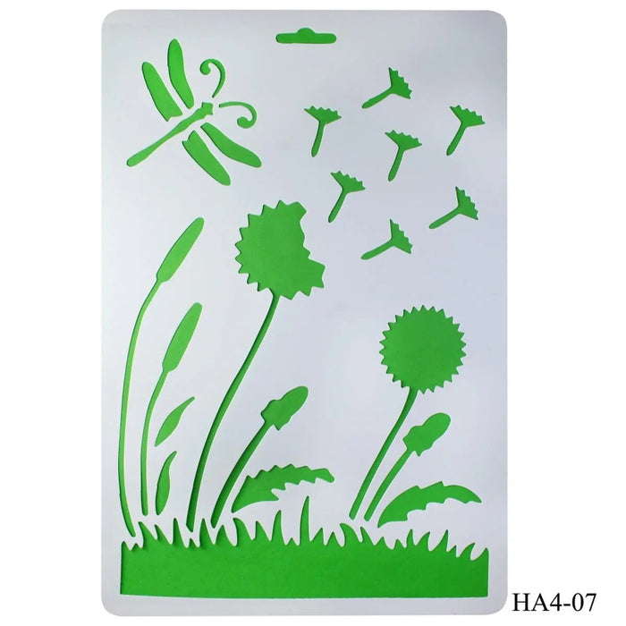 Drawing Stencil Plastic HA4-07