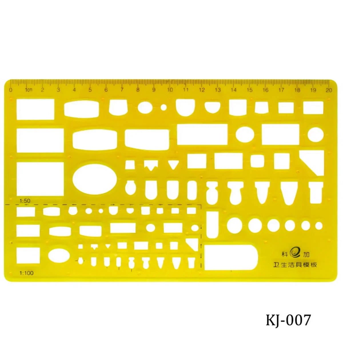 Drawing Stencil Plot Model Accurate Template - Contain 1 Unit