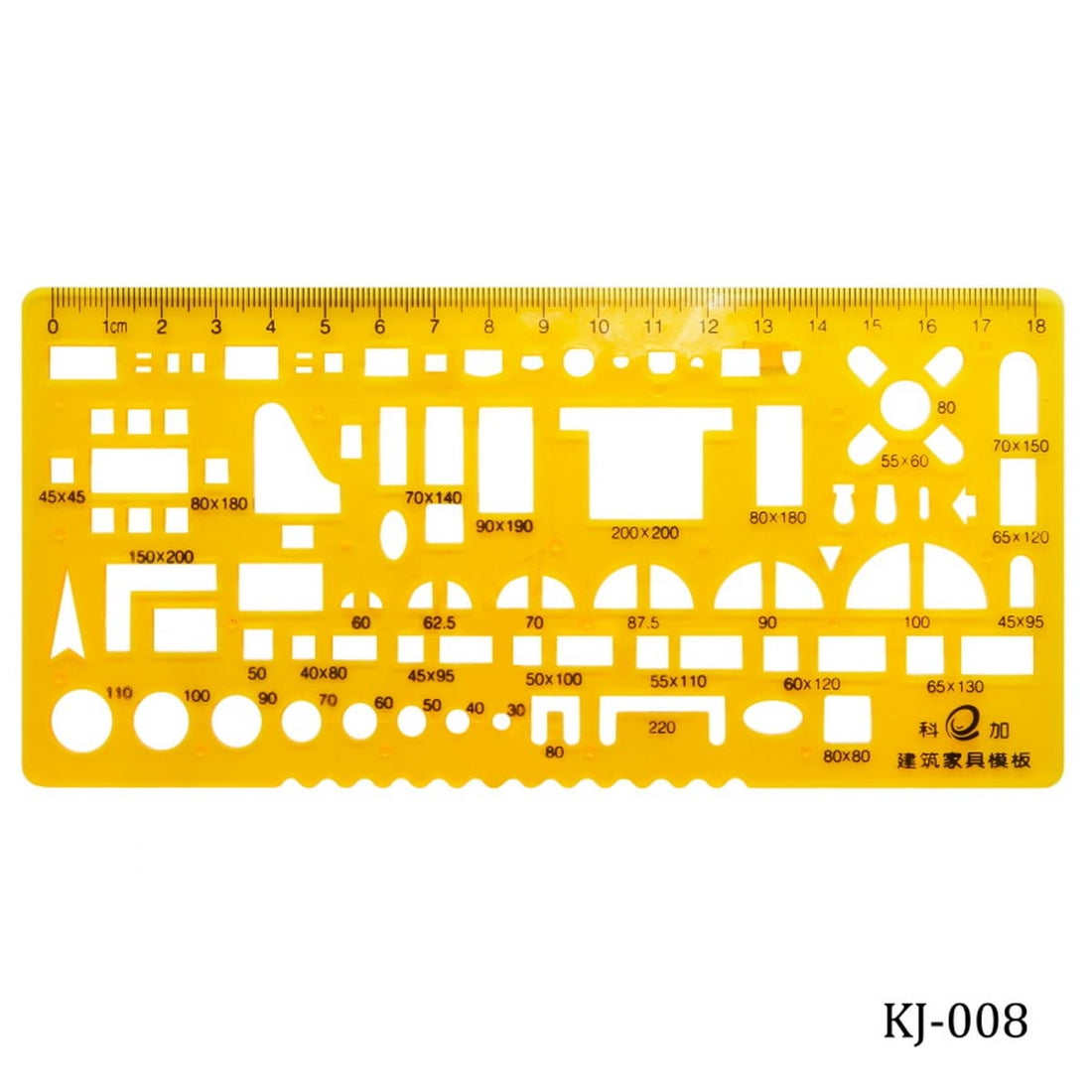 jags-mumbai Stencil Stencil Plot Model Building Furniture Template - Contain 1 Unit