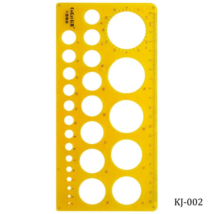 Drawing Stencil Plot Model Great Circle Template - Contain 1 Unit