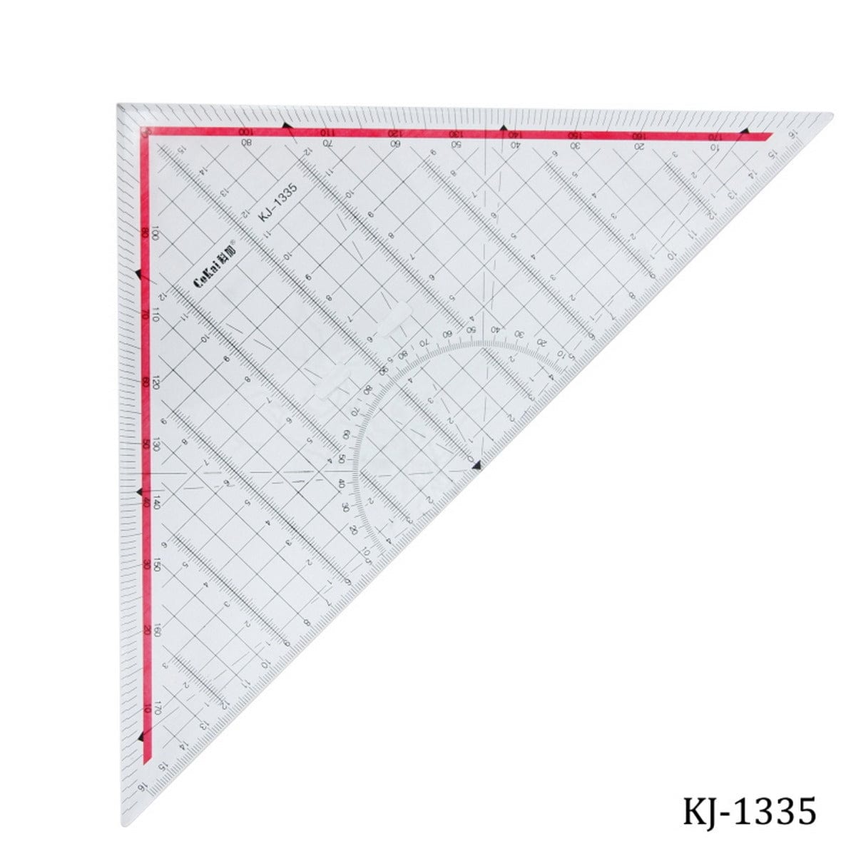 jags-mumbai Stencil Stencil Plot Multi Purpose Tringular Plate- Contain 1 Unit