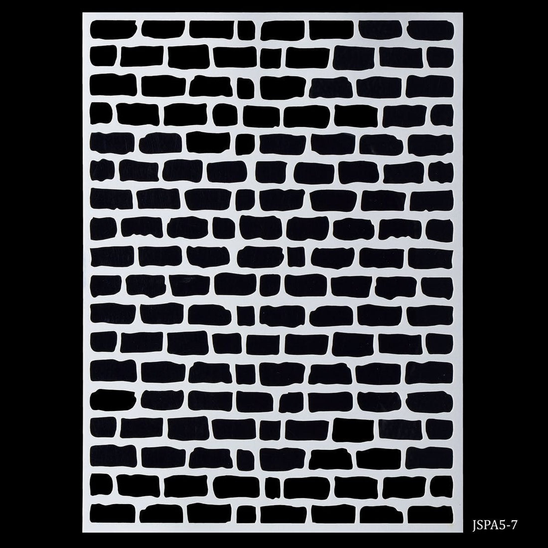 Wall stencils design of brick for walls