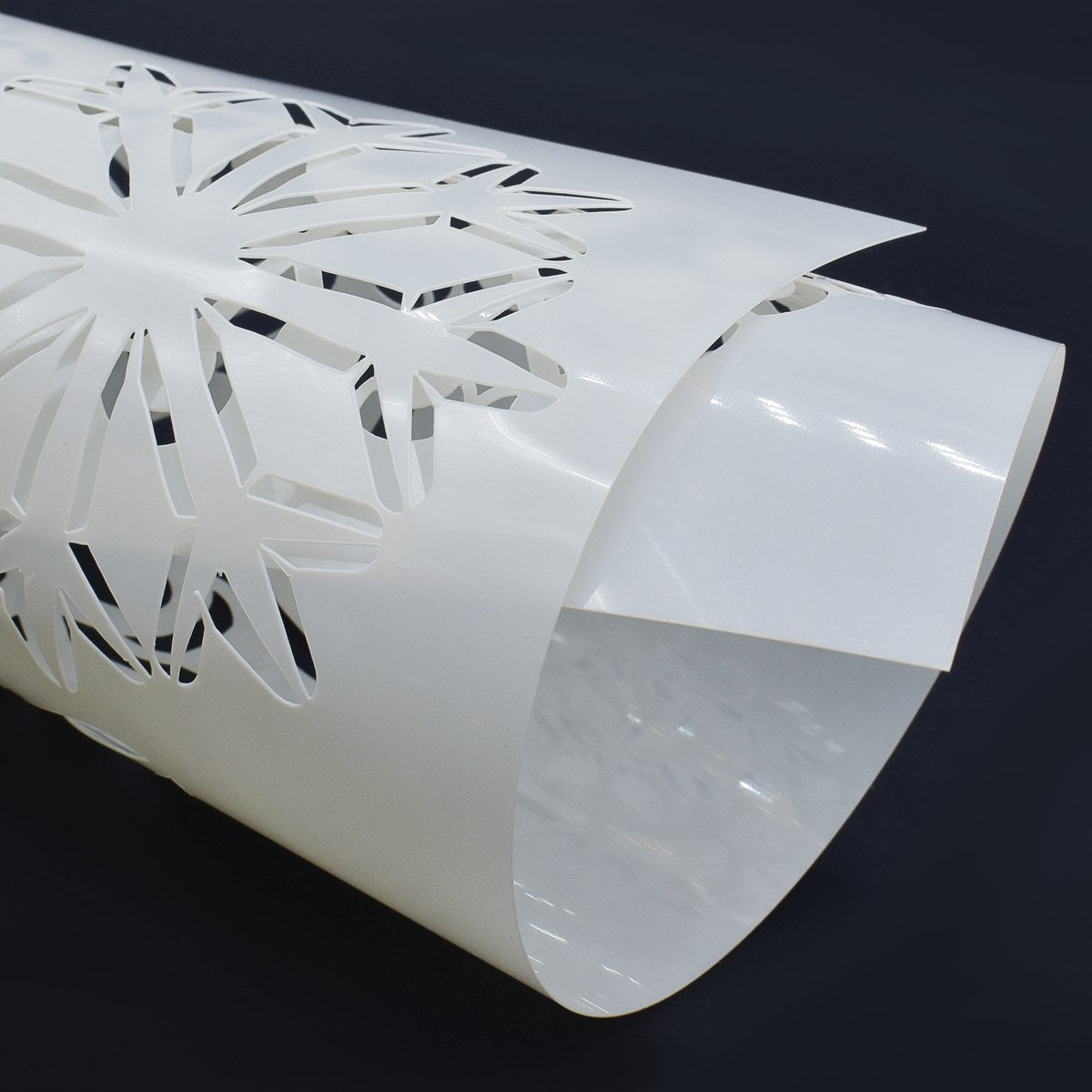 jags-mumbai Stencil Winter Wonderland: Stencil Plastic A4 size 5 Snowflake Design for Festive Crafts