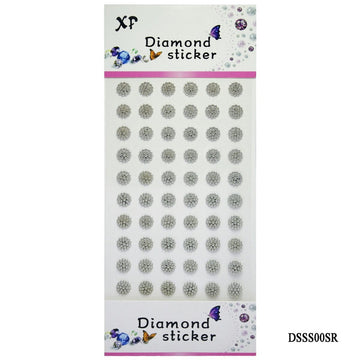 jags-mumbai Stickers Sticker Diamond Silver XF DSSS00SR