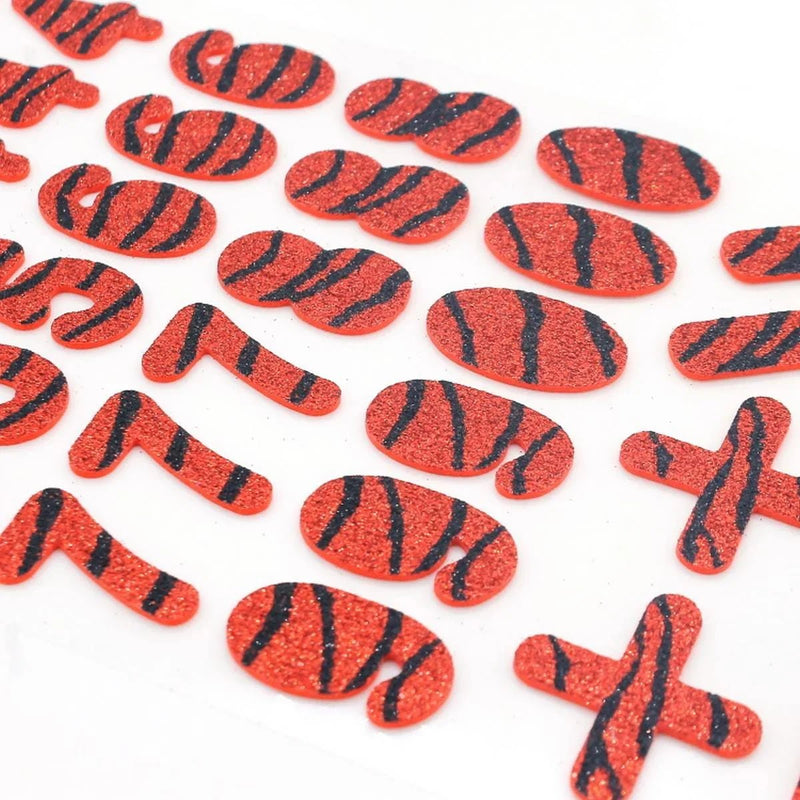 jags-mumbai Stickers Sticker Foam Glitter Cutout 0-9 WX-09