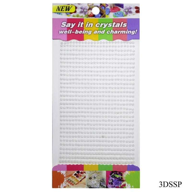 jags-mumbai Stickers Sticker Pearl 3MM 3DSSP