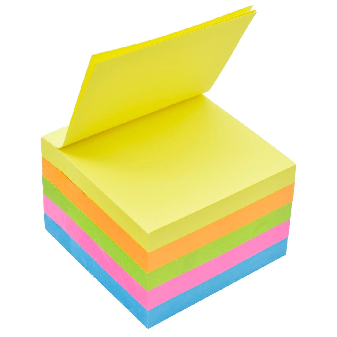 jags-mumbai Sticky Notes Jags Sticky Notes Neon Color Cube Pad JSNN00