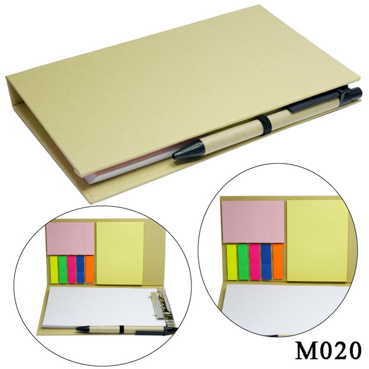 jags-mumbai Sticky Notes Memo Pad with pen and sticky notes (Bigger size)
