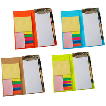 Memo Pad with pen and sticky notes (Bigger size)
