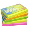 jags-mumbai Sticky Notes Neon pastel sticky notes (3x5 inches) 100 sheets- assorted color