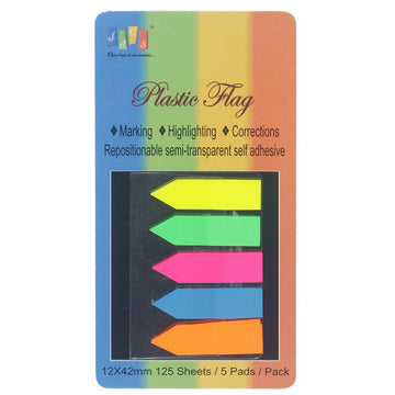 jags-mumbai sticky notes Neon Plastic Flag Arrow