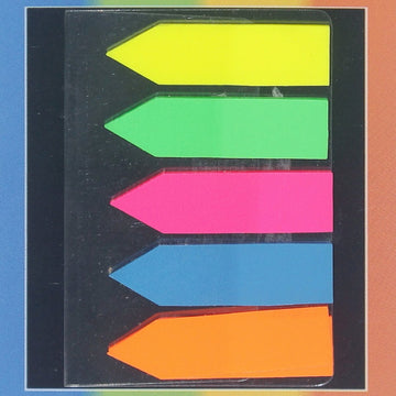 Neon Plastic Flag Arrow