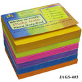 jags-mumbai Sticky Notes Sticky Note Pad Neon (75mmX100mmX100S) (3X4)