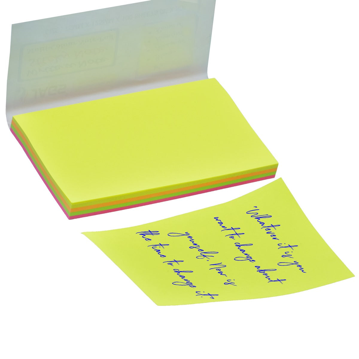 jags-mumbai Sticky Notes Sticky Note Pad | Neon | Multi Colour | (100Sheet) (3X5Inch)