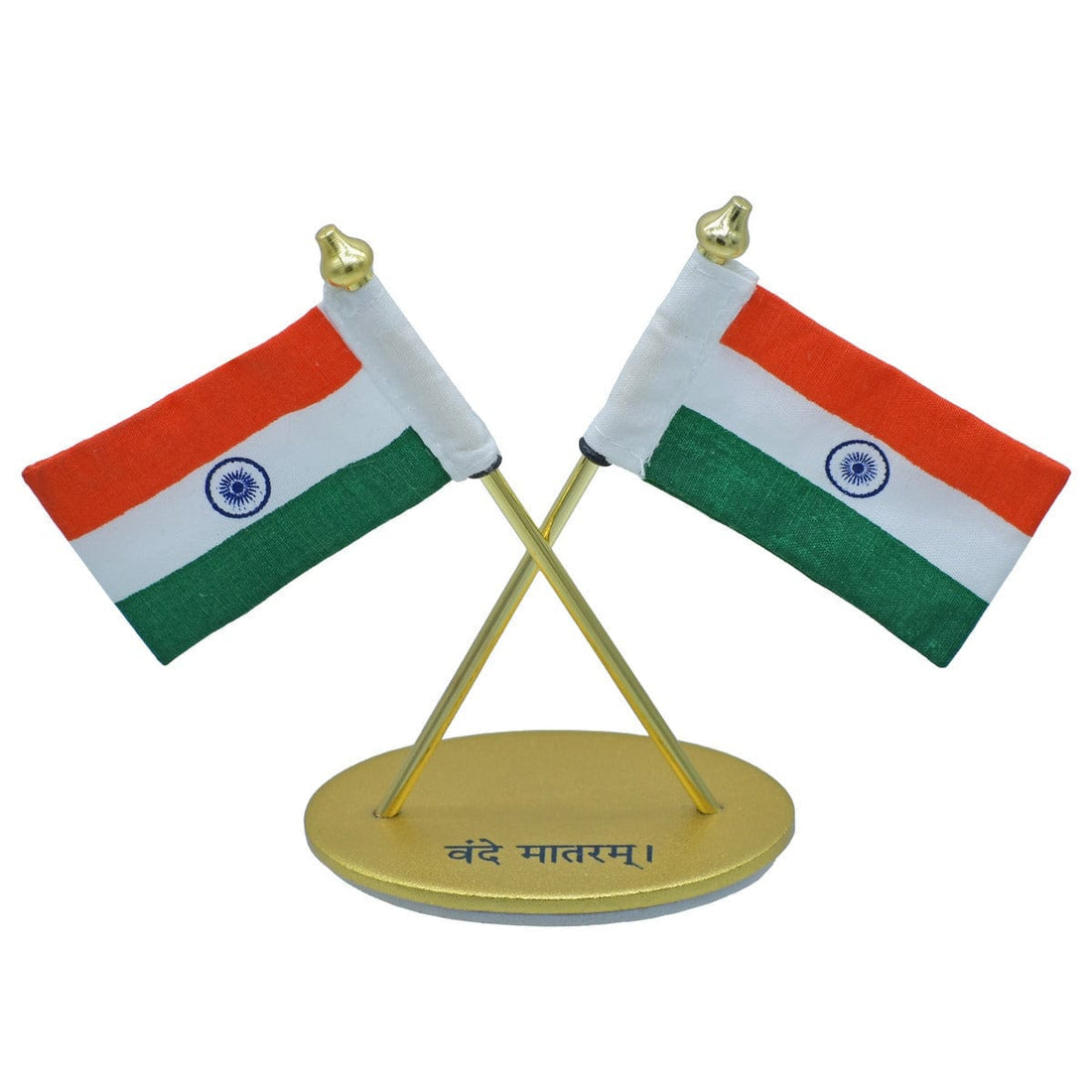 jags-mumbai Table Top Flags Table Top Oval Cross Flag Gold Card Peking