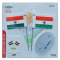 jags-mumbai Table Top Flags Table Top Oval Cross Flag Silver Card Peking TT675SR