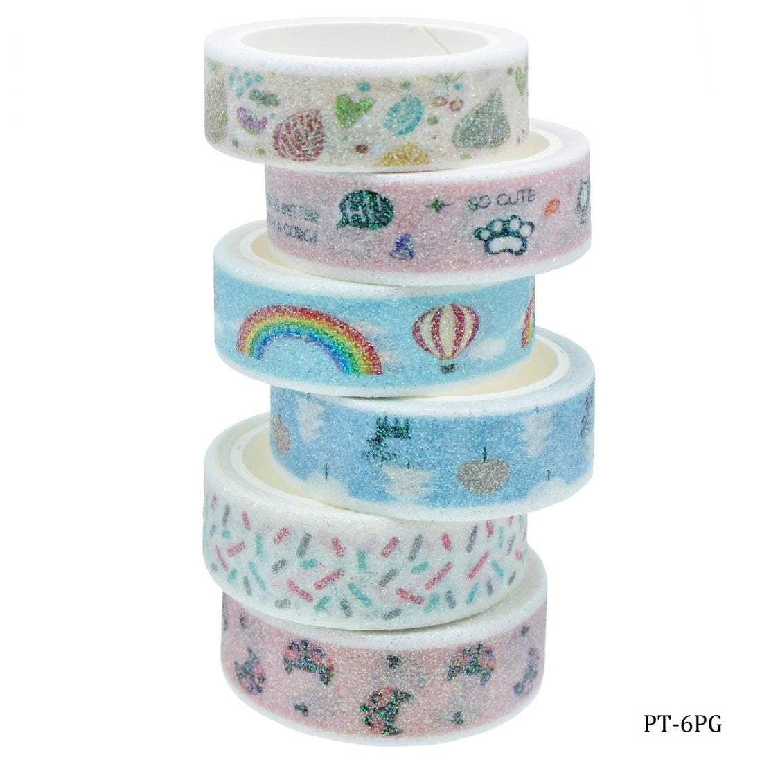 jags-mumbai Tape Craft Paper Tape 6Pcs