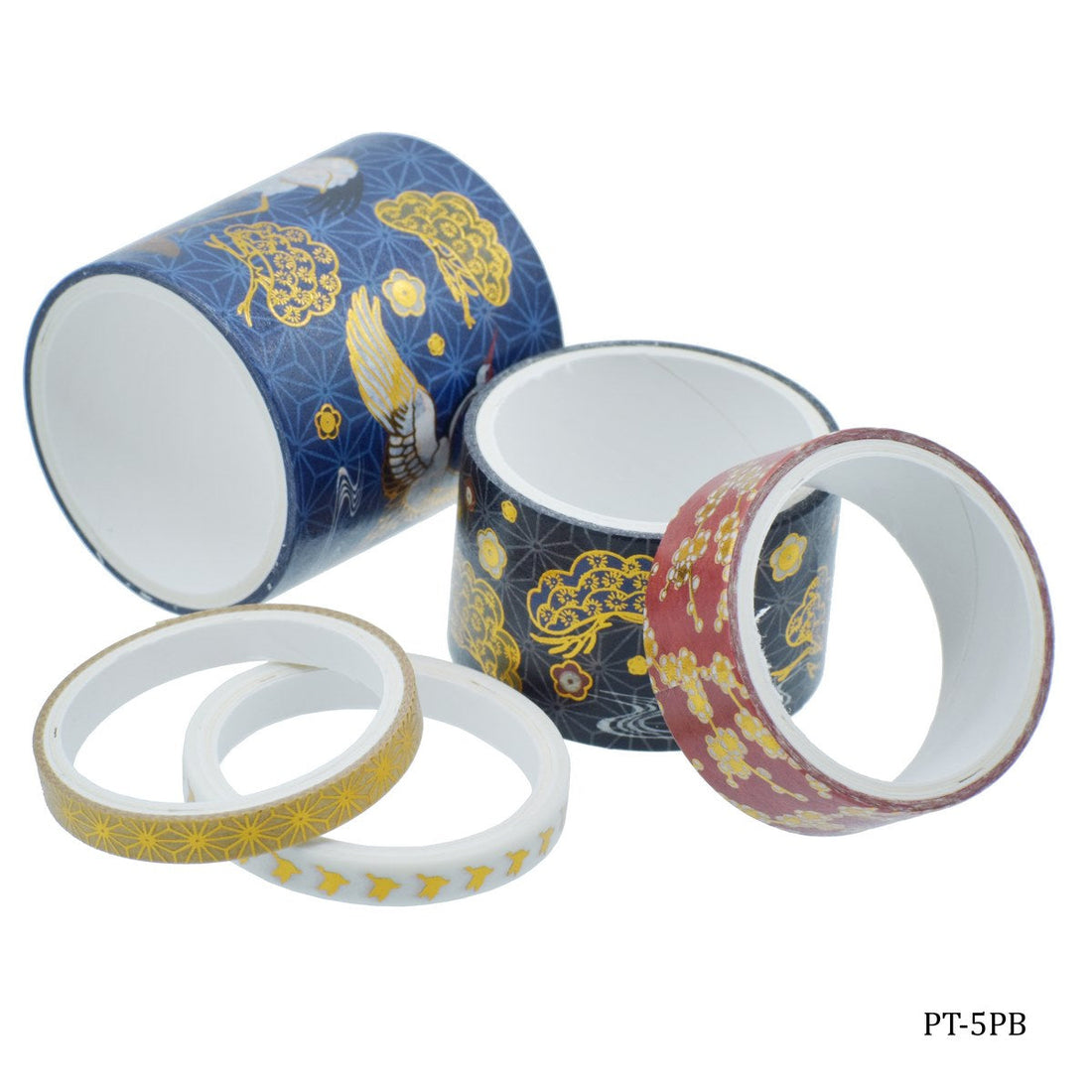 jags-mumbai Tape Craft Paper Tape multi colour (set of 5)