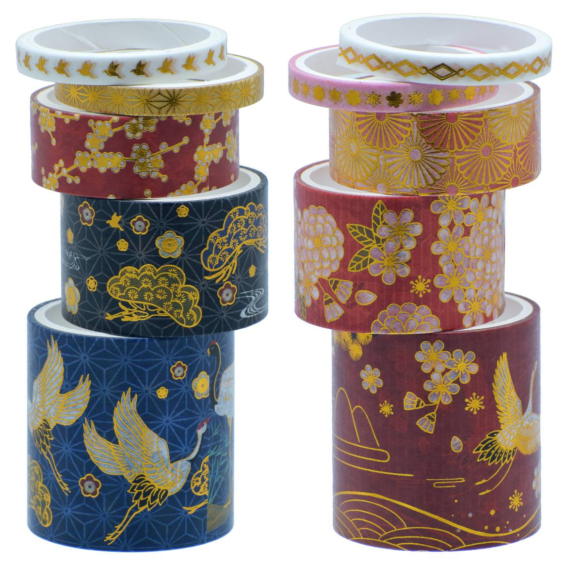 jags-mumbai Tape Craft Paper Tape multi colour (set of 5)