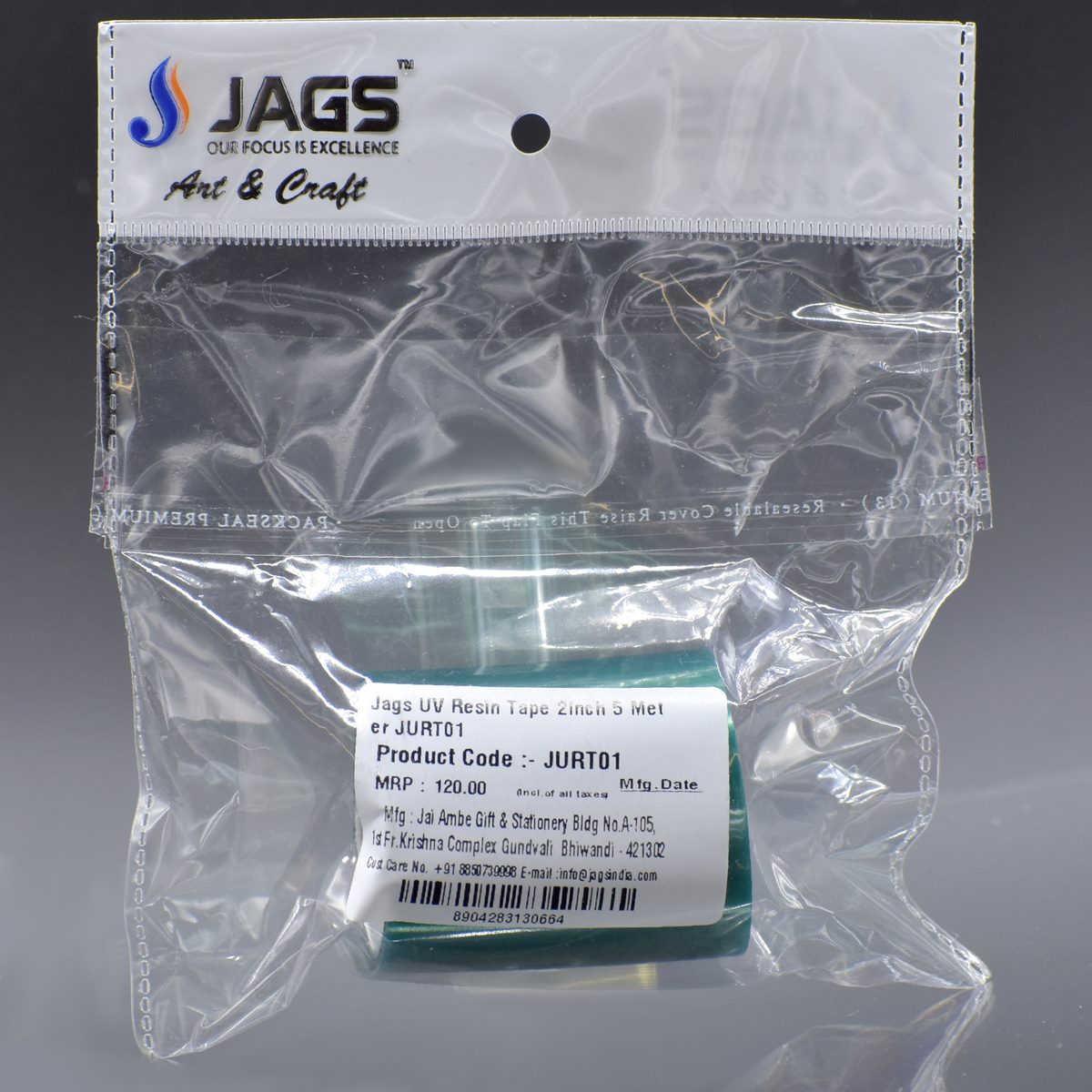 jags-mumbai Tape Seamless UV Resin Tape JURT00, resin pendant Tape, resin bubble free tape, traceless Resin tape for pendants and jewelry