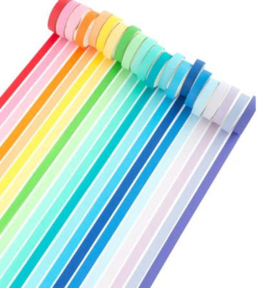 Multicolor shining paper tape- 10 rolls
