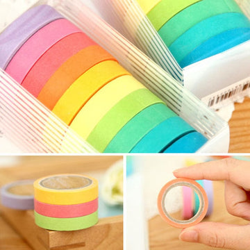 Multicolor shining paper tape- 10 rolls