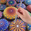 jags-mumbai Tools Mandala Painting Tools Acrylic 8 Pcs Set YKL-001