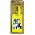 jags-mumbai Toys & Kits Luggage Tag Silicon Not Worth Taking LTNWT